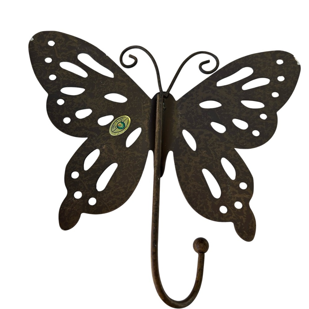 Brown Butterfly Wall Hook